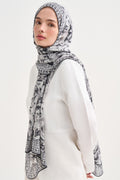 Lavena Aria Viscose Scarf Black