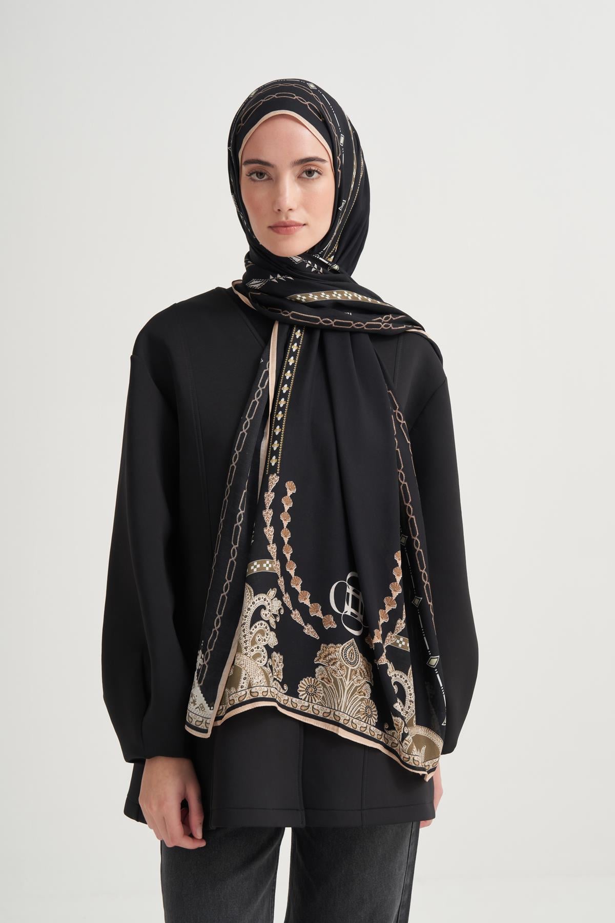 Saphire Incira Viscose/Rayon Scarf Vizon