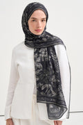 Solene Aria Viscose Scarf Black