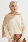 Luxe Pattern Liora Lyocell/Cotton Scarf Honeycomb