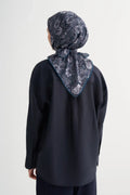 Velora Soft Scarf, Petrol Blue