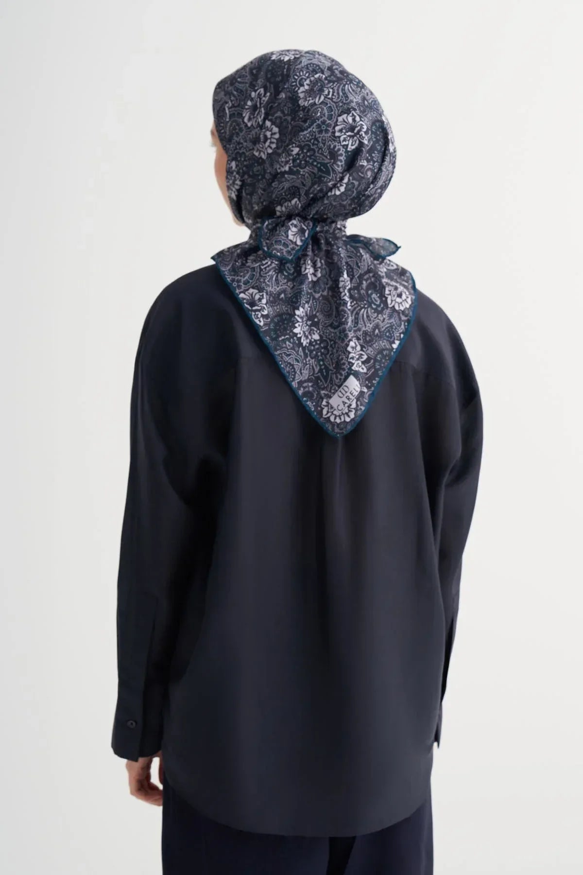 Velora Soft Scarf, Petrol Blue